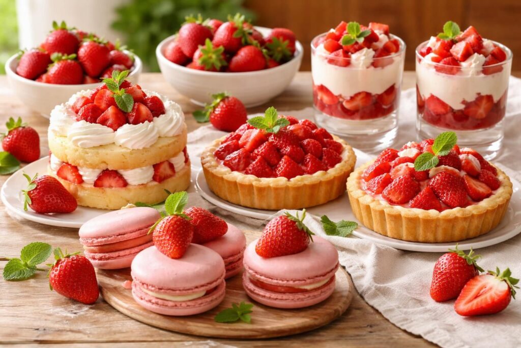 découvrez nos recettes gourmandes aux fraises, parfaites pour savourer des délices sucrés qui feront fondre de plaisir vos papilles.