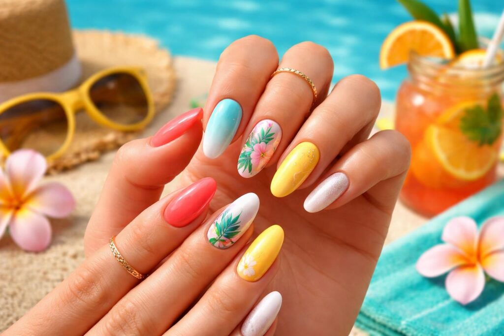 découvrez des idées tendance pour des ongles parfaits tout l’été pendant les vacances et sublimez votre look estival avec style et fraîcheur.