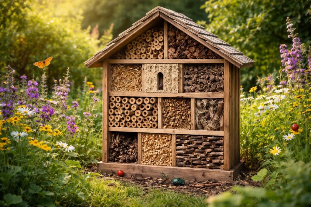 découvrez notre guide complet pour construire un hôtel à insectes et encourager la biodiversité dans votre jardin. apprenez pas à pas à créer un habitat naturel pour les pollinisateurs et les auxiliaires de votre environnement.