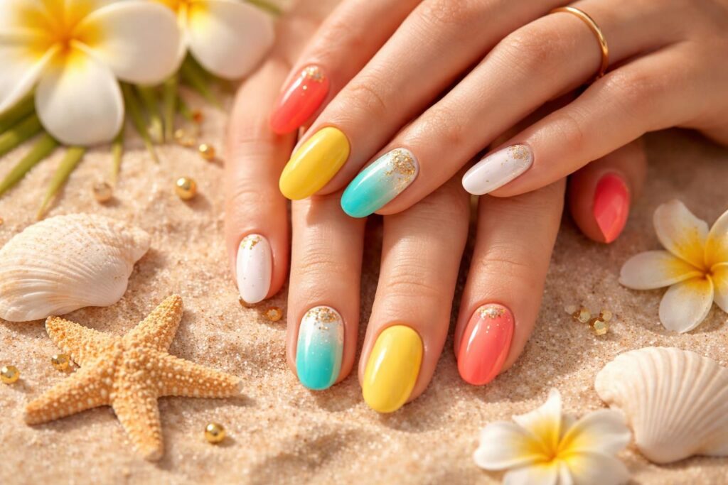 découvrez les dernières tendances manucure pour l'été avec des idées colorées et lumineuses afin d'avoir des ongles rayonnants et stylés toute la saison.
