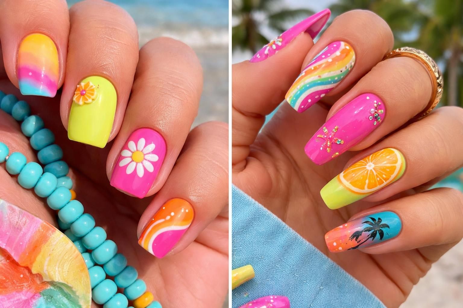 découvrez 10 idées tendance pour une manucure d'été éclatante et inspirez-vous pour sublimer vos ongles avec des couleurs vibrantes et des designs originaux.