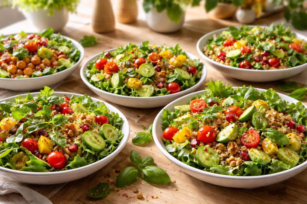 découvrez des idées fraîches et savoureuses de salades froides pour des repas légers et gourmands, parfaits pour toutes les saisons.