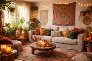 découvrez comment créer un intérieur bohème chaleureux et accueillant avec des astuces déco hippie pour un style unique et convivial.