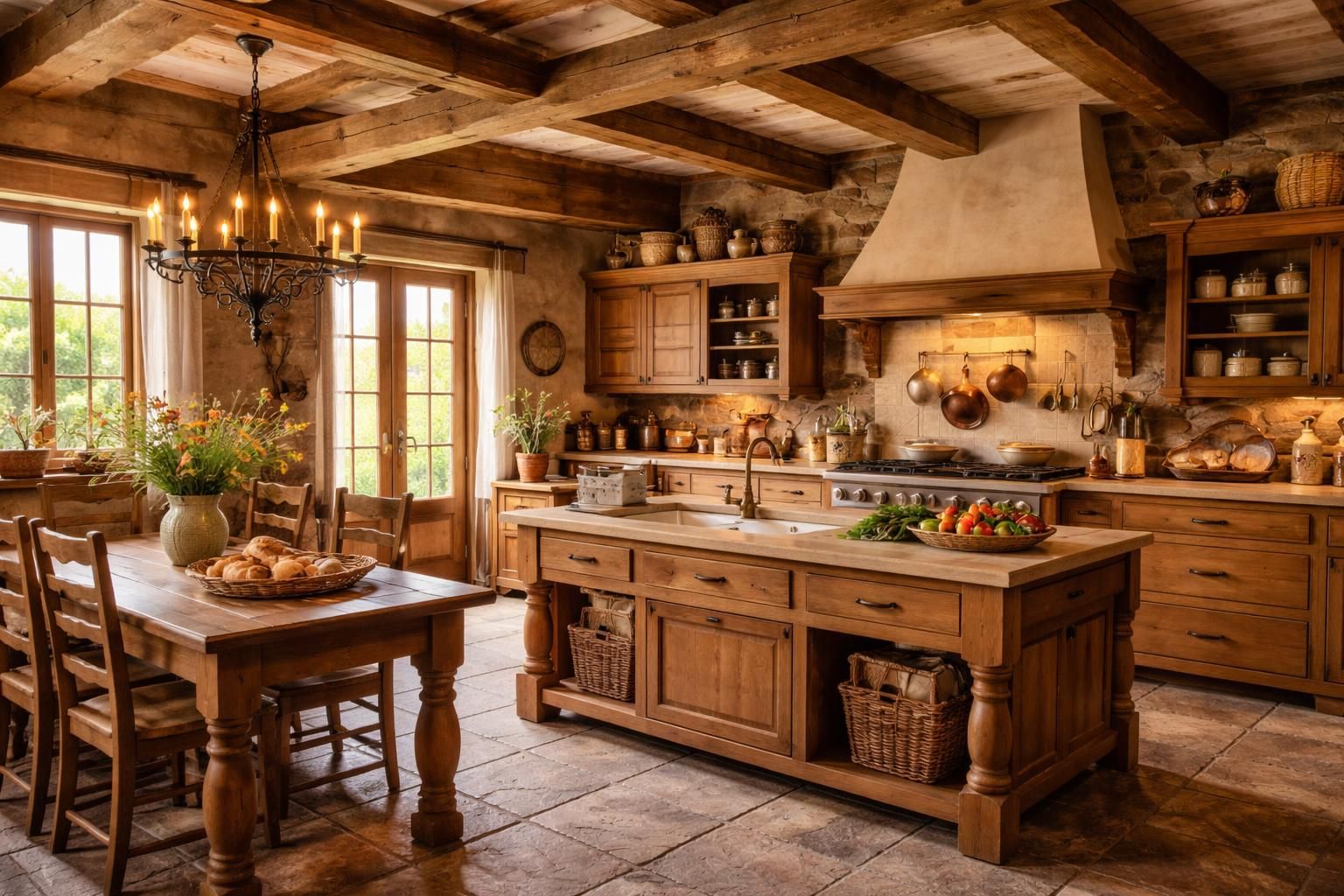 découvrez comment les cuisines de ferme revisitées allient charme traditionnel et touches modernes pour un espace à la fois chaleureux et fonctionnel.