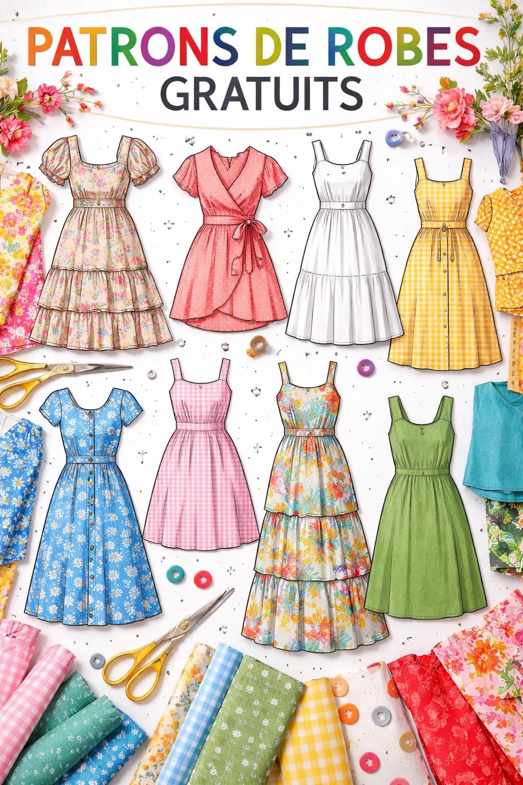 découvrez nos modèles gratuits de robes faciles à coudre, adaptés à tous les niveaux. parfaits pour débutants comme pour couturiers expérimentés, créez vos tenues uniques en toute simplicité.