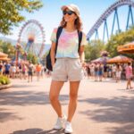 découvrez la tenue parfaite pour profiter pleinement de votre journée au parc d'attractions, alliant confort, style et praticité pour vivre des moments inoubliables.