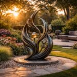 apportez une touche d'élégance à votre jardin avec une sculpture unique qui transforme votre espace extérieur en un véritable chef-d'œuvre.