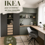 Un intérieur moderne décoré avec des meubles IKEA fonctionnels et esthétiques.