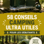 Un groupe de campeurs profitant d'un feu de camp sous les étoiles.