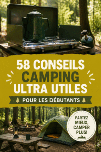 Un groupe de campeurs profitant d'un feu de camp sous les étoiles.
