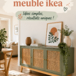 Exemple de meuble Ikea détourné en une pièce décorative unique