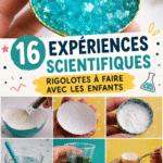 Une mère et son enfant réalisant une expérience scientifique amusante ensemble dans la cuisine.