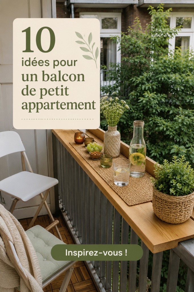 Un balcon d'appartement décoré avec des plantes et des meubles confortables pour créer un espace cosy.