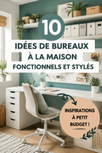 Idée de bureau à domicile moderne et pratique IKEA