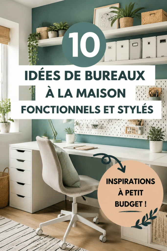 Idée de bureau à domicile moderne et pratique IKEA