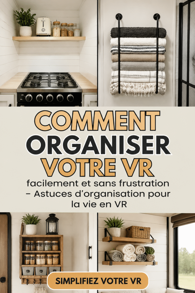 Un camping-car bien organisé avec des espaces de rangement optimisés