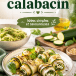 Plat coloré avec des courgettes sautées et épices, présenté dans une assiette