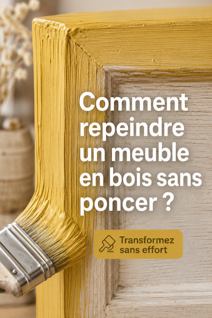 Un meuble en bois relooké avec de la peinture sans ponçage, décoré dans un intérieur chaleureux
