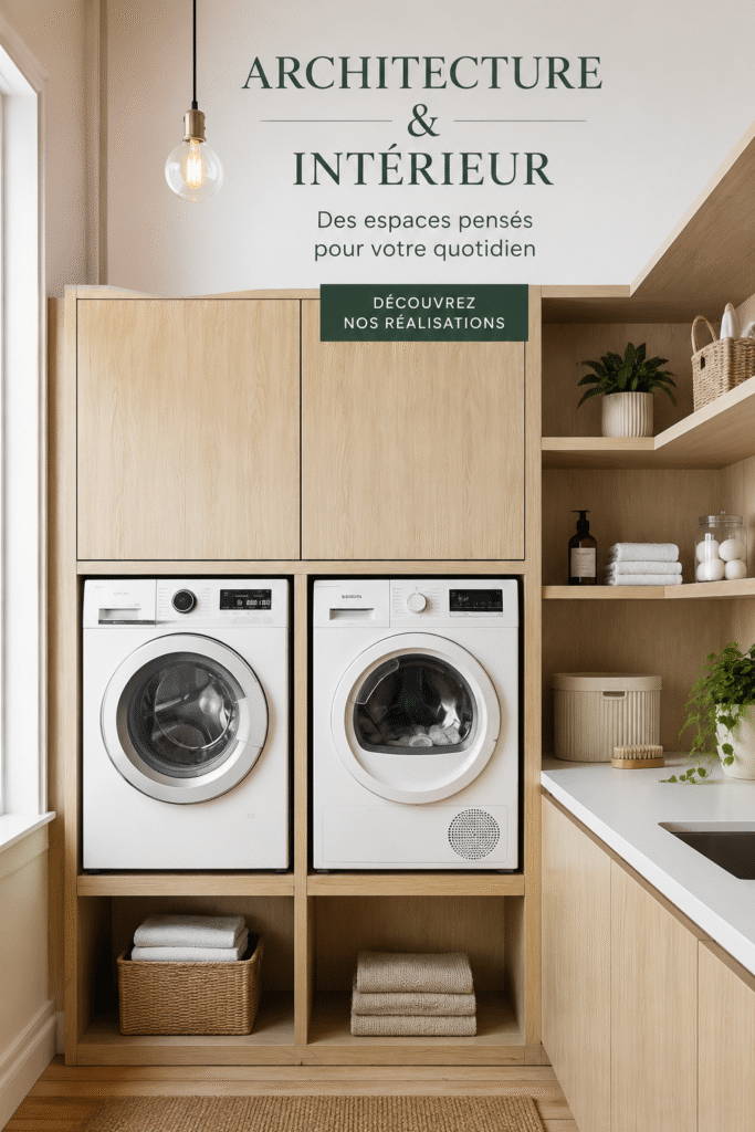 Un intérieur chaleureux et accueillant avec des couleurs douces et des accessoires en bois.
