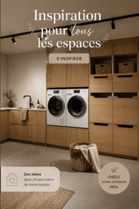 Un salon décoré chaleureusement avec des couleurs douces et du mobilier confortable.