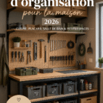 Cuisine bien organisée avec des rangements pratiques et efficaces.