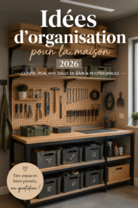 Cuisine bien organisée avec des rangements pratiques et efficaces.