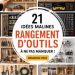 Rangement ingénieux des outils de camping dans une voiture