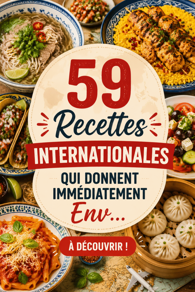 Un groupe de campeurs préparant des recettes internationales autour d'un feu de camp.