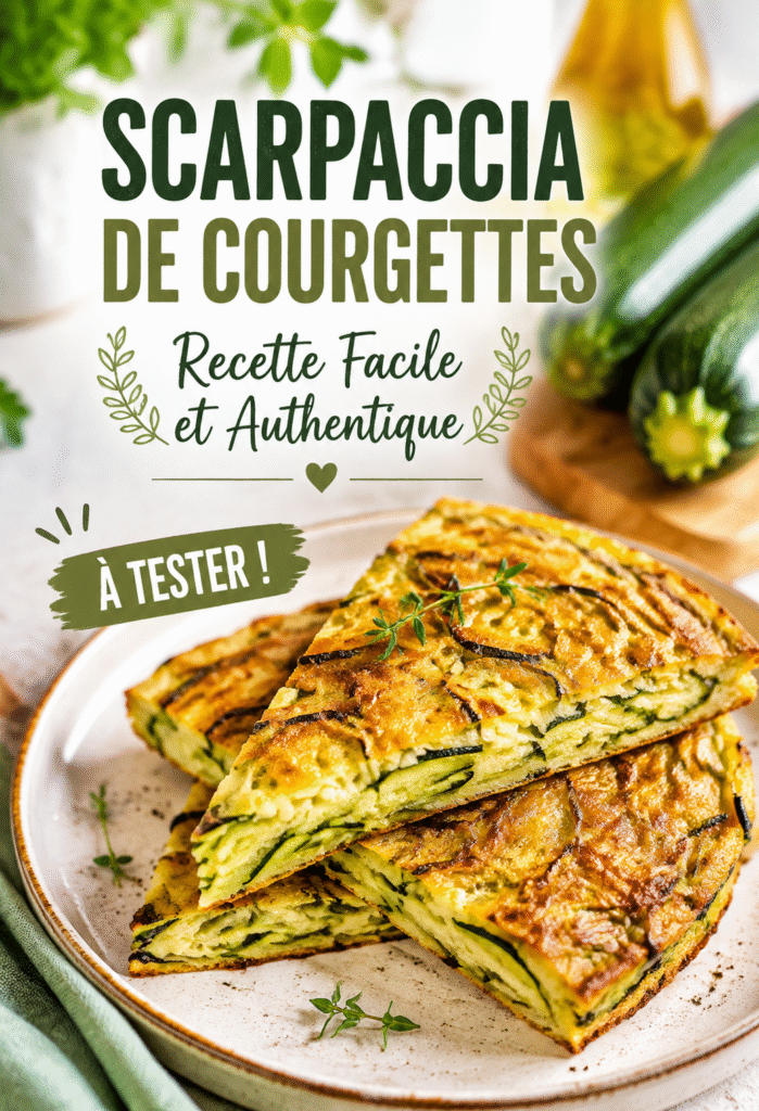 Scarpaccia de courgettes fraîchement sortie du four, garnie de parmesan et dorée à souhait.