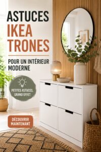 Espace moderne avec des meubles Ikea Trones bien intégrés
