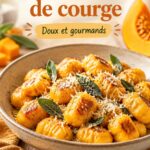 Un plat de gnocchis de courge savoureux, servi sur une table de camping