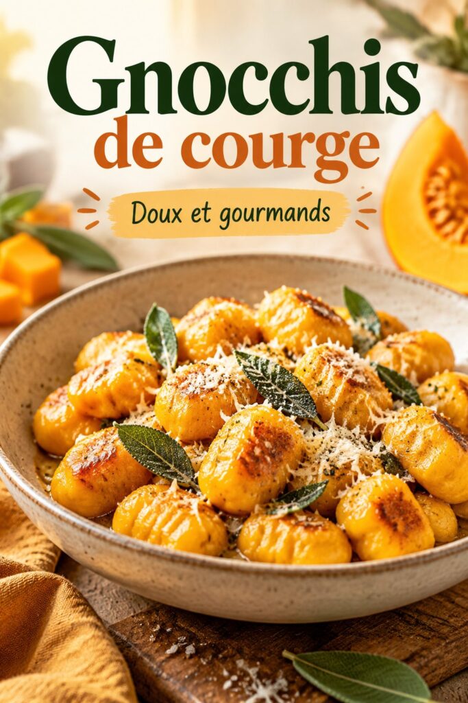 Un plat de gnocchis de courge savoureux, servi sur une table de camping
