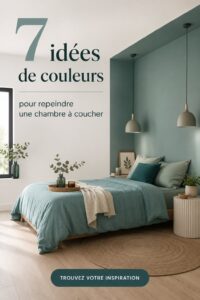 Une chambre à coucher récemment repeinte en couleurs pastel douces.