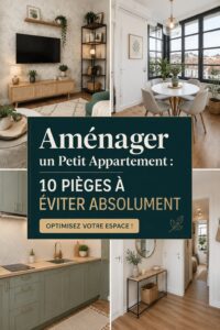 Aménagement d'un petit appartement moderne et fonctionnel