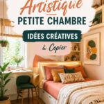 Une petite chambre décorée avec des solutions créatives et optimisées