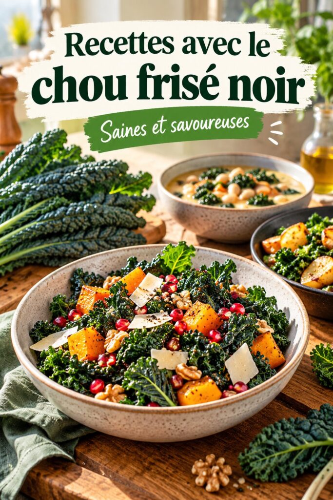 Un plat de chou frisé noir sauté avec d'autres légumes en camping