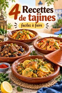 Plat de tajine délicieux préparé au camping avec des légumes et des épices.